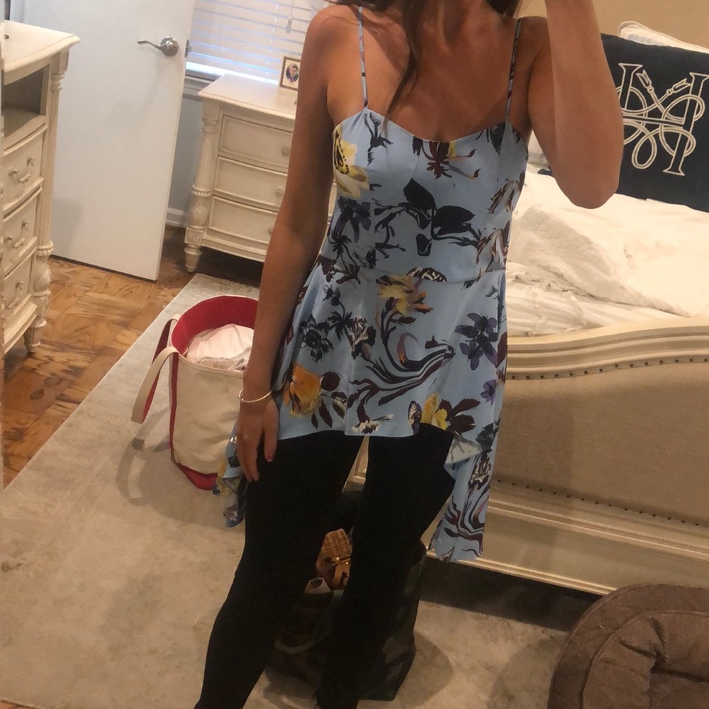 Tibi Floral Top
